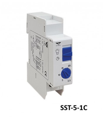 SST-5-1C | Temporizzatore meccanico Timer 20 minuti relè 1/NA 16A/250V  alim. 220Vac 50/60Hz.
