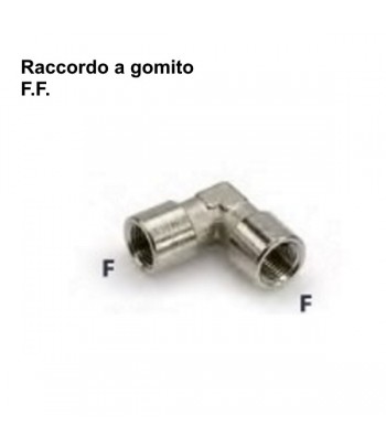 L86-3/8 | Raccordo a  gomito F.F. 3/8.