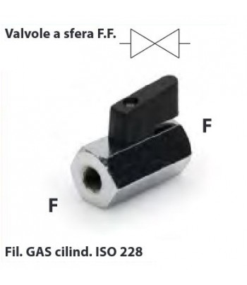 VFF.8 | Valvola a sfera G.1/8 F.F.