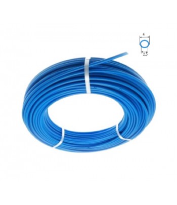 TP90A.04-2,5 | Tubo poliuretano 90sh azzurro  T. 4-2,5.