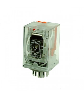RS2PN110AC | Relè di potenza per uso generico, 2PCO, 10A, 110VAC, 1.5W, plug-in, LED e test manuale.Basi: SRP8, SRR8, SRR8-M