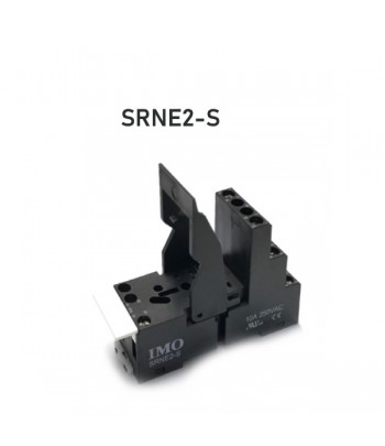 SRNE2-S |  Zoccolo per serie Relè HYE21,  Attacco Din Ral T35/ Pannello, 8 Pin.