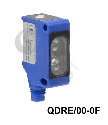 QDRE/00-0F | Sensore a barriera foto-elettrico blocco emettitore di raggi infrarossi passanti Connettore M8 10-30 Vdc corpo 31.2