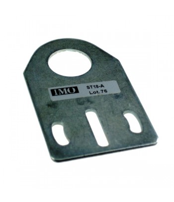 ST18-A | Staffa di montaggio assiale metallica per sensori M18.