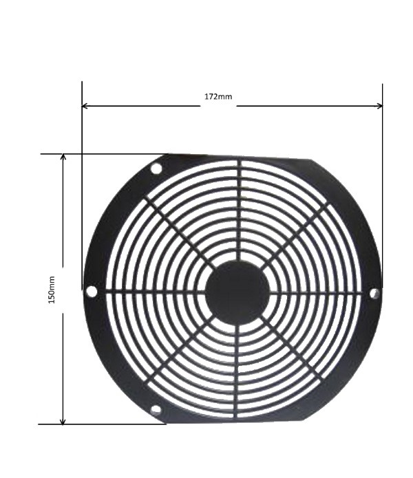X AUTOHAUX Griglia di copertura per altoparlanti auto, 10,2 cm, rotonda, con viti, colore nero, 1 pezzo X AUTOHAUX Griglia di copertura per altoparlanti auto, 10,2 cm, rotonda, con viti, colore nero, 1 pezzo