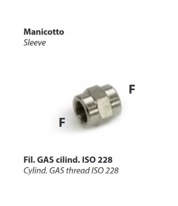 L74.1/2 | Manicotto  F/F 1/2-1/2 G.