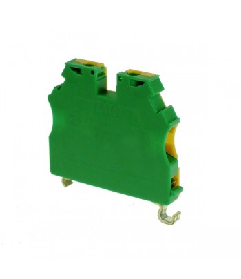 ERPE4P | Morsetto a vite per messa a terra, 4mm², montaggio a clip, verde / giallo.