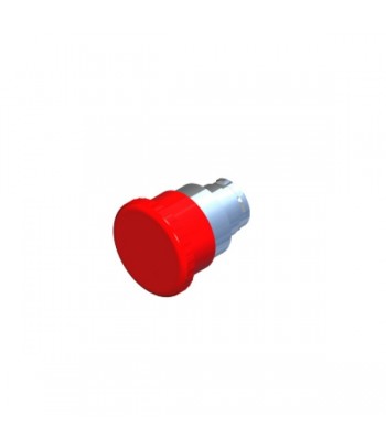 ECX1135 |  Pulsante a fungo D.40mm senza aggancio  rosso serie ECX1000.