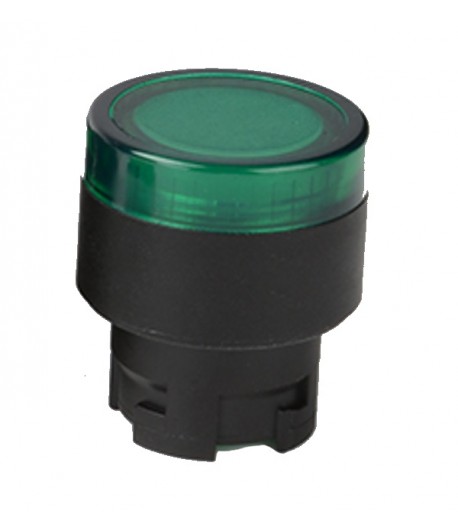 ECX3202 | Pulsante plastico d.22  luminoso filoghiera-verde.
