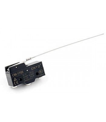 CM-1705 | Micro interruttore switch serie CM, in plastica, leva in acciaio Inox, 1NO+NC, 15A 250V, IP20